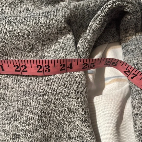 Sonoma Heather Gray Sweater with Button Collar - Picture 3 of 7